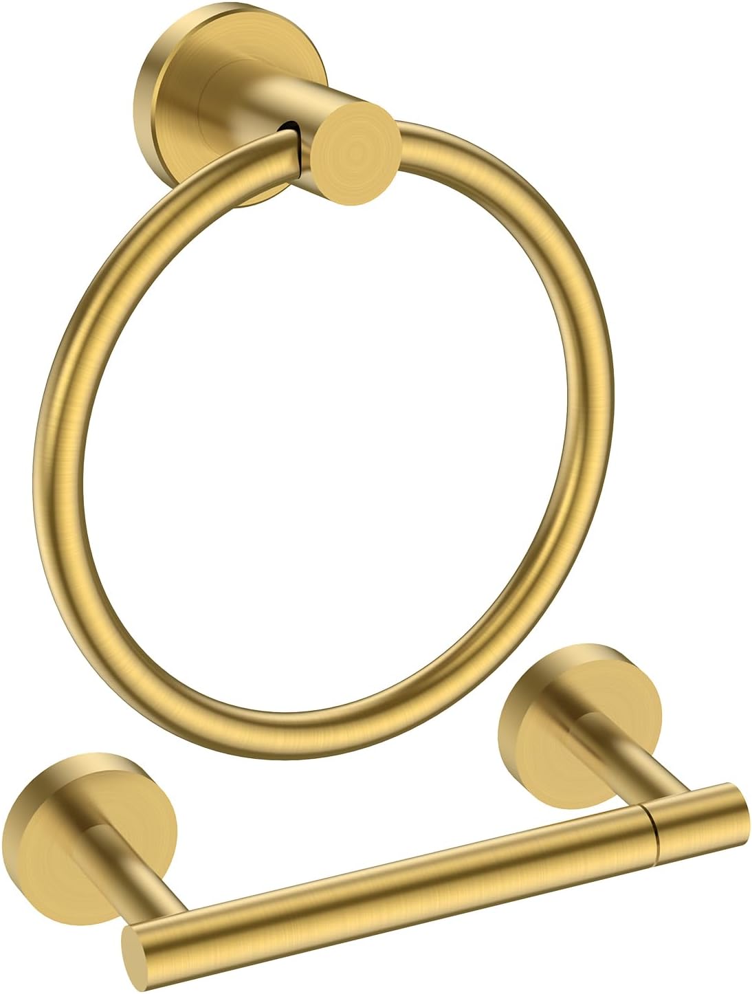 FORIOUS Toilet Paper Holder Set with Pivoting Design for Bathrooms