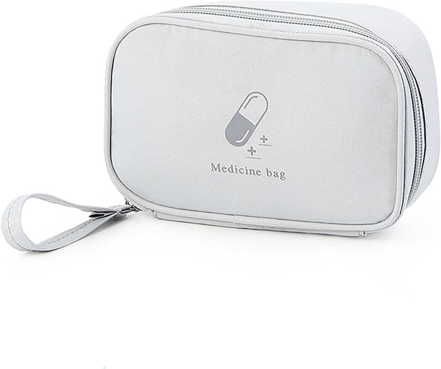 Compact Grey First Aid Bag: Portable & Versatile