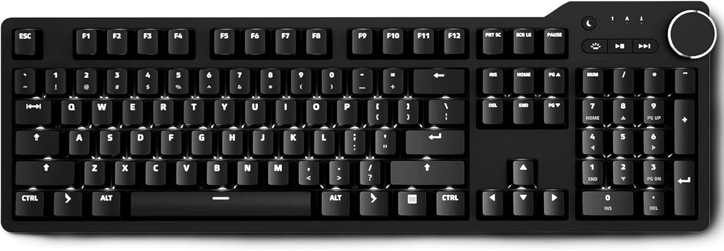 Das Keyboard 6 Pro: Backlit Clicky MX Blue, USB Hub