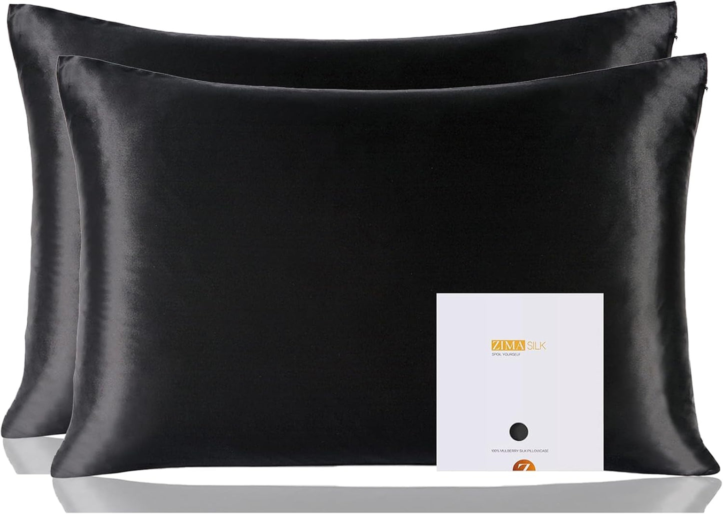 ZIMASILK 100% Pure Mulberry Silk Pillowcase for Luxurious Sleep