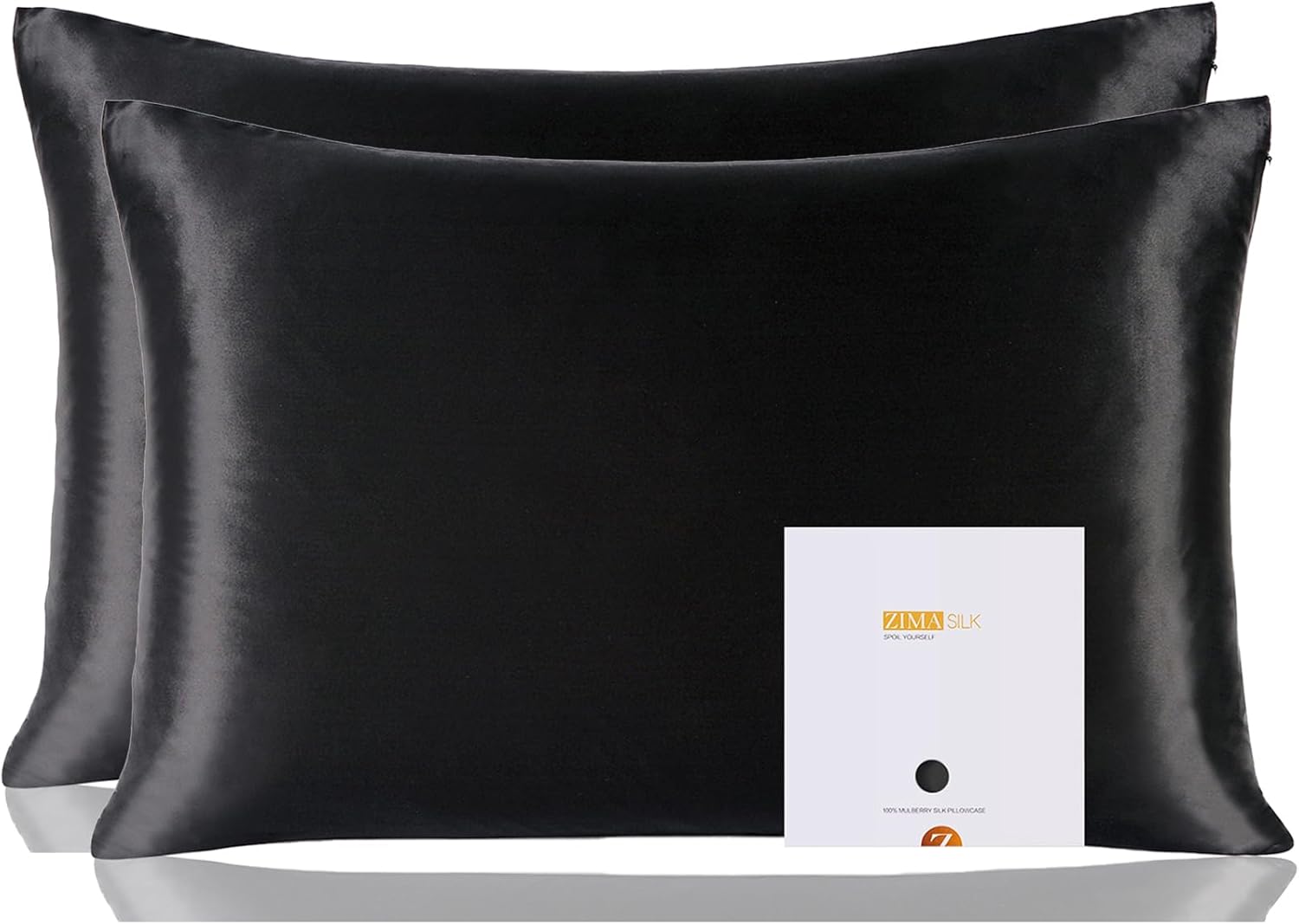 ZIMASILK 100% Pure Mulberry Silk Pillowcase for Luxurious Sleep