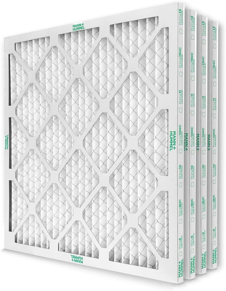 Mann+Hummel 20x23x1 MERV 8 Pleated HVAC Filters for Clean Air