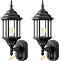 Redluck Motion Sensor Outdoor Lights 2 Pack - Dusk to Dawn Security