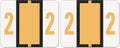 Smead BCCRN Bar-Style Color-Coded Numeric Label 2 - Durable File Tabs