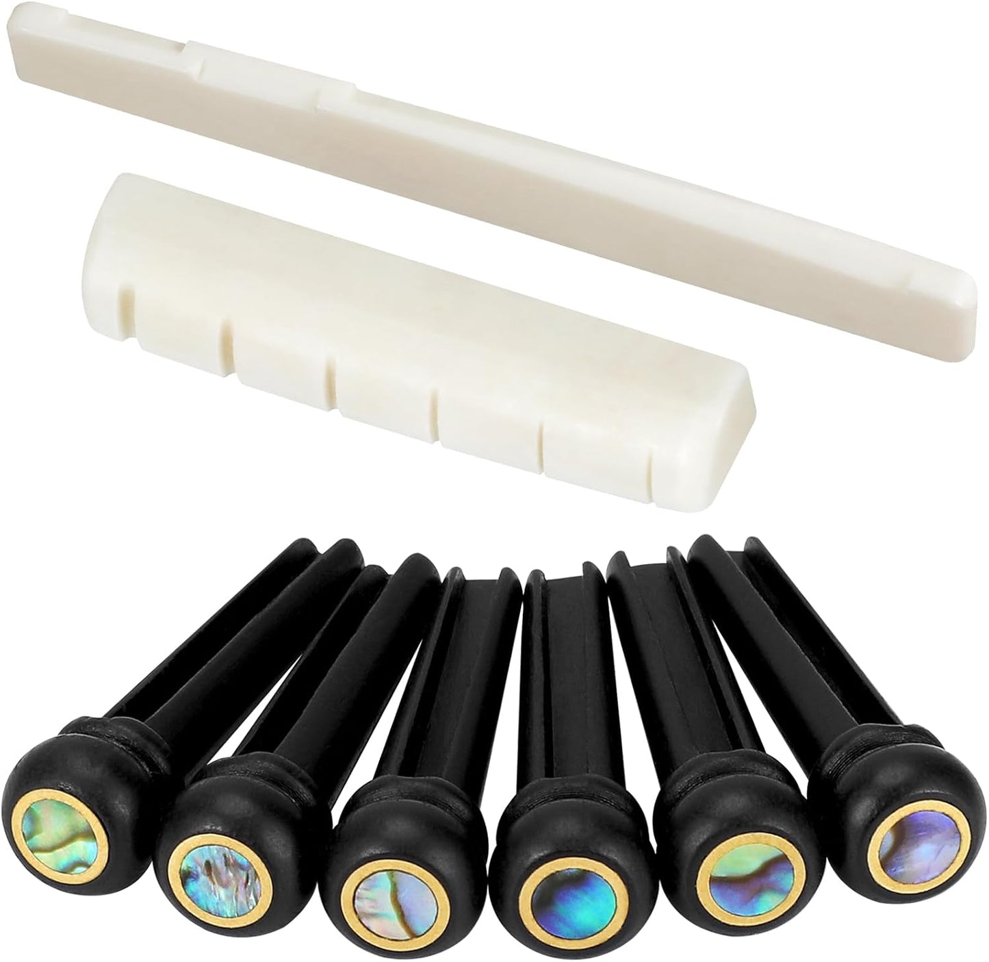 Enhance Sound: Blisstime Acoustic Guitar Bridge Set