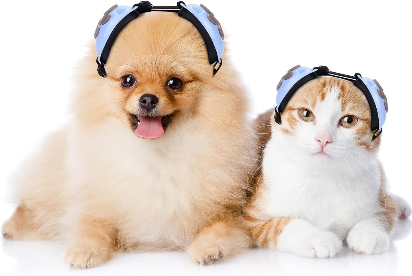 Calming Earmuffs for Cats and Small Dogs - Noise Protection