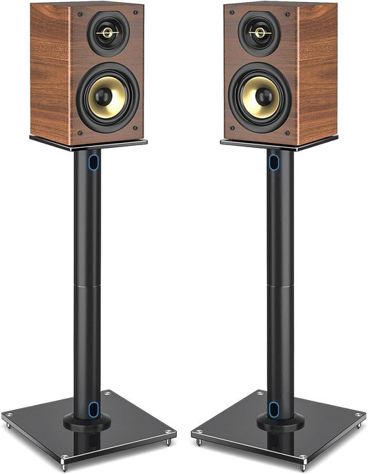 Premium 28 Speaker Stands Pair | Heavy Duty | 22lbs Capacity