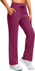 SANTINY Women's Fleece Lined Sweatpants 29in - Warm Winter Joggers