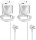 2.5 in Power Grommet Desk Outlet - Space Saving USB-C Charging