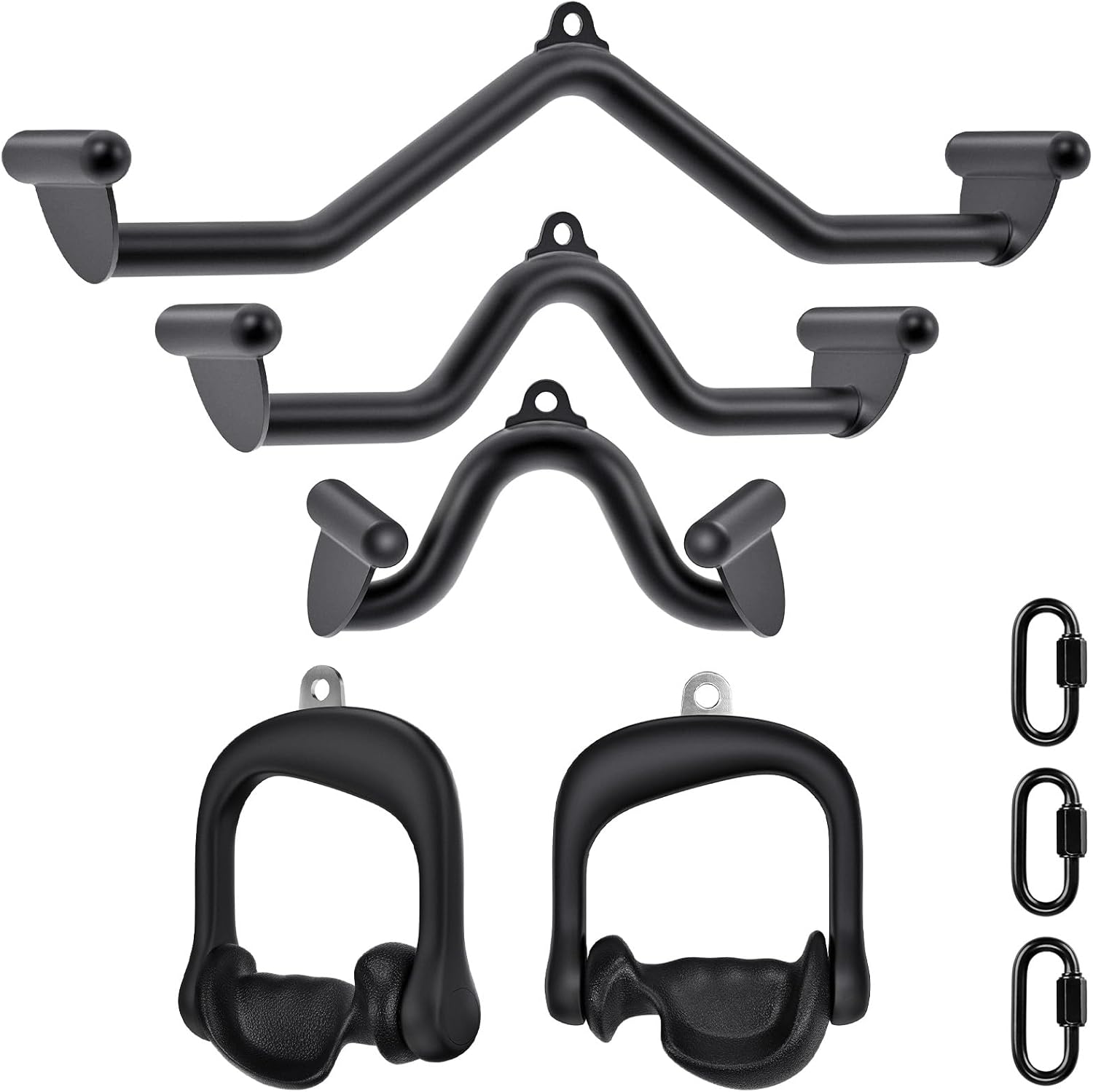 SELEWARE LAT Pull Down Bars for Home Gym Strength Training