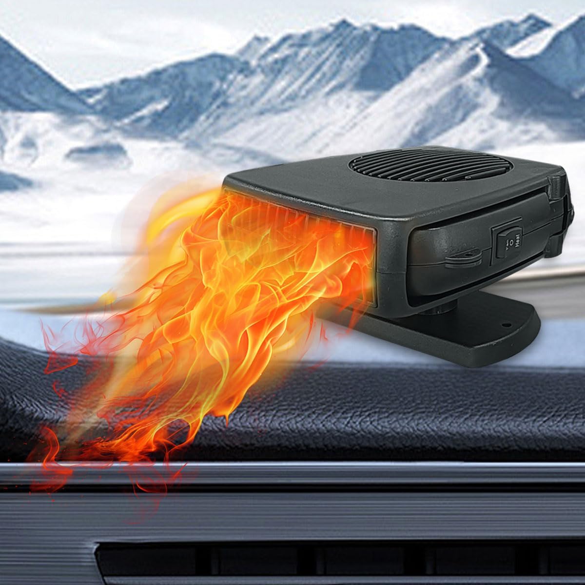LAINLOY Portable Car Heater: Fast Defrost & Cool