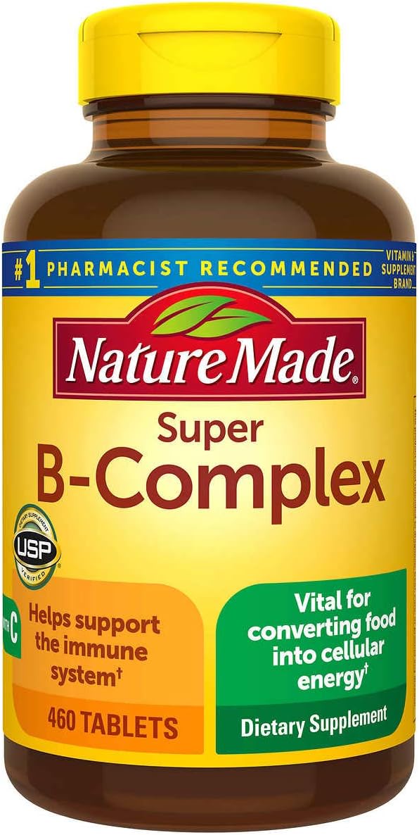 Nature Mades Super B-Complex Tablets for Immune Support