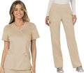 Cherokee Scrub Set For Women Modern Classic Fit Mock Wrap (Style SLHN)
