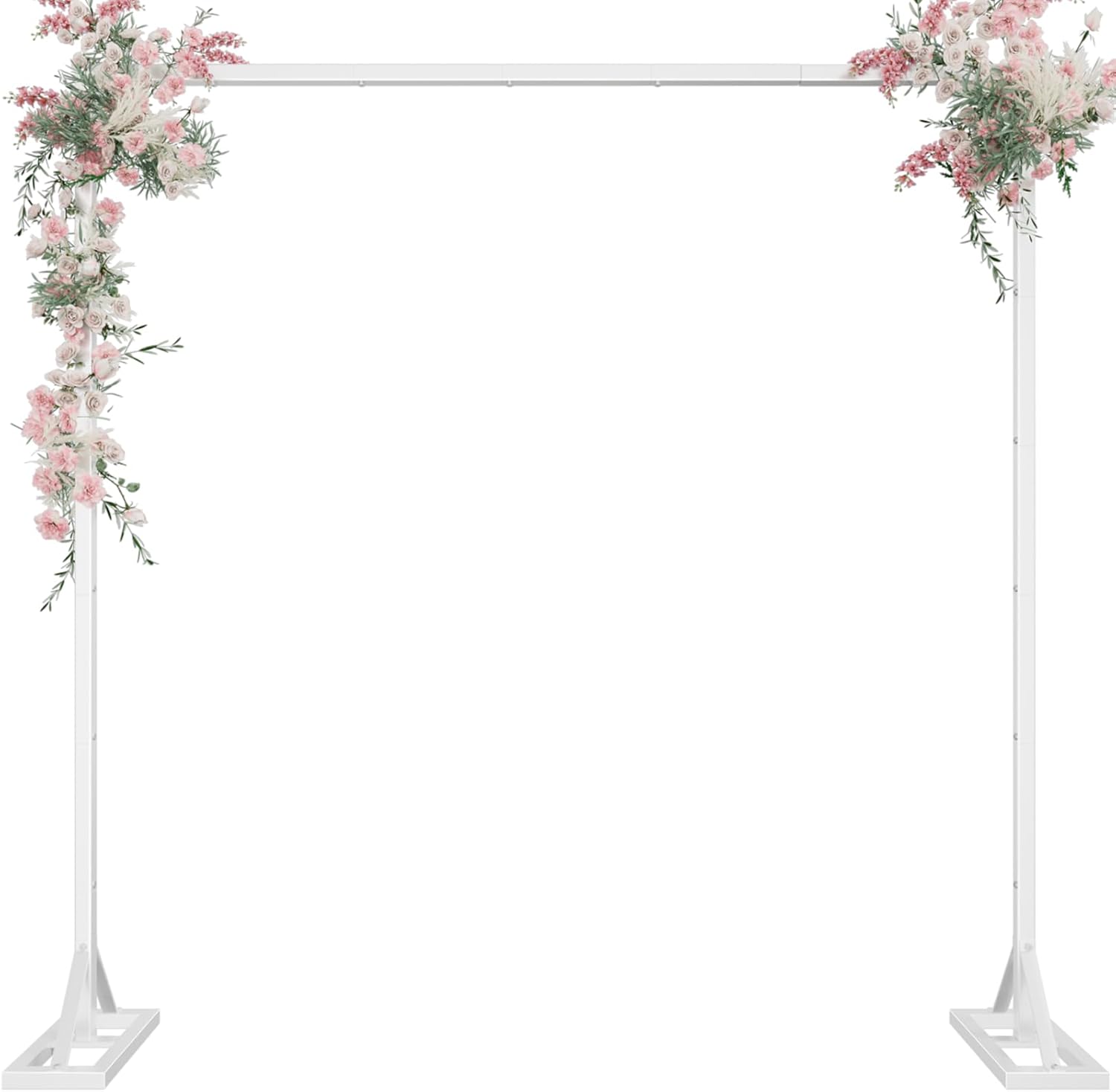 8.2FT Adjustable Backdrop Stand Kit for Weddings and Parties