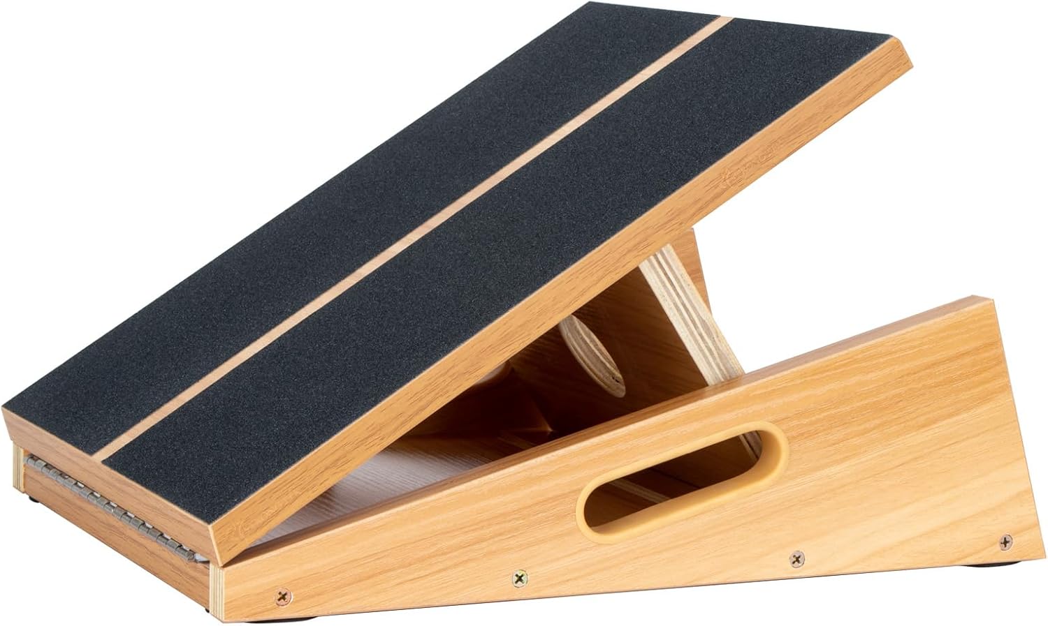 StrongTek Extra Large Wooden Slant Board for Effective Stretching