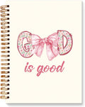 Coquette Pink Bow Notebook Christian Journal - Portable Scripture