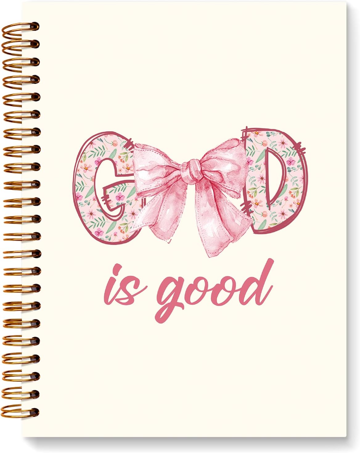 Christian Pink Bow Notebook: Inspiring Scripture Journal