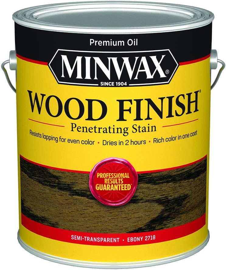 Minwax Wood Finish Ebony Stain Gallon for Beautiful Projects