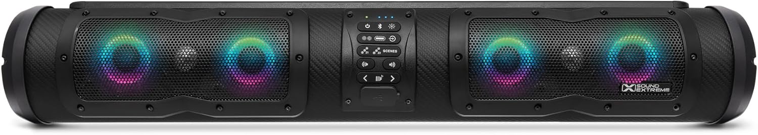 ECOXGEAR SE28R 500-Watt Amplified Bluetooth Soundbar for Powersports