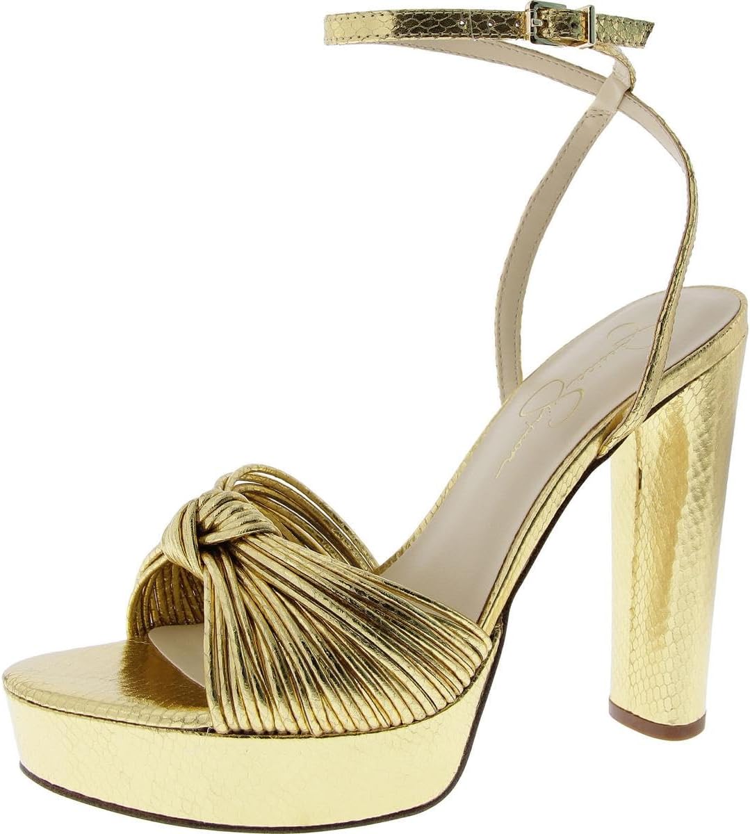 Jessica Simpson Womens Block Heel Ankle Strap for Chic Style