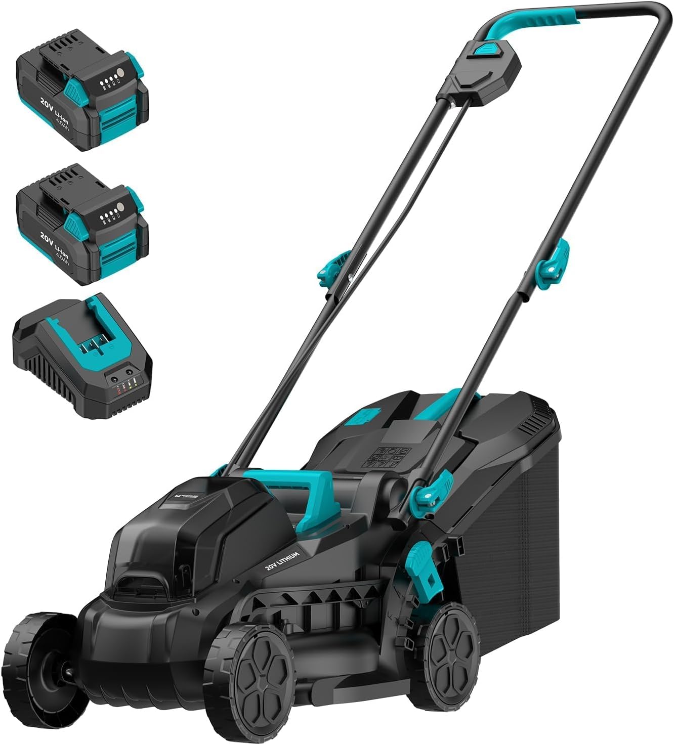 Electric Lawn Mower with Brushless Motor for Easy Gardening
