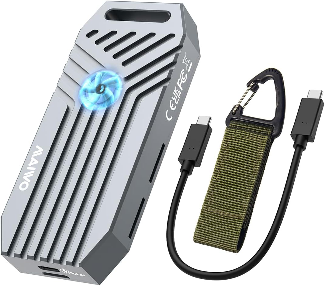 MAIWO M.2 NVMe SSD Enclosure with 40Gbps Transfer Speed