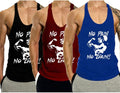 Mens 3 Pack Tank Tops Workout Gym Muscle Shirt Y-Back - Breathable Fit