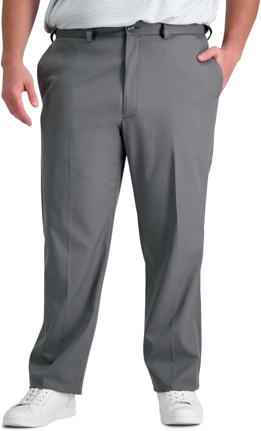 Haggar Mens Cool Right Performance Flex Classic Fit Pants