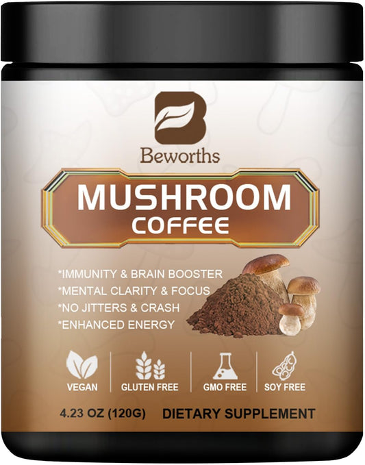 Lions Mane Mushroom Coffee - Energy Boost!