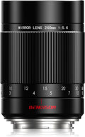 Reflex Mirror Lens 240mm f5.6 for Canon EF - Manual Focus