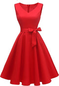 Dressever Women's 50s 60s Vintage Sleeveless Cocktail Dress styles