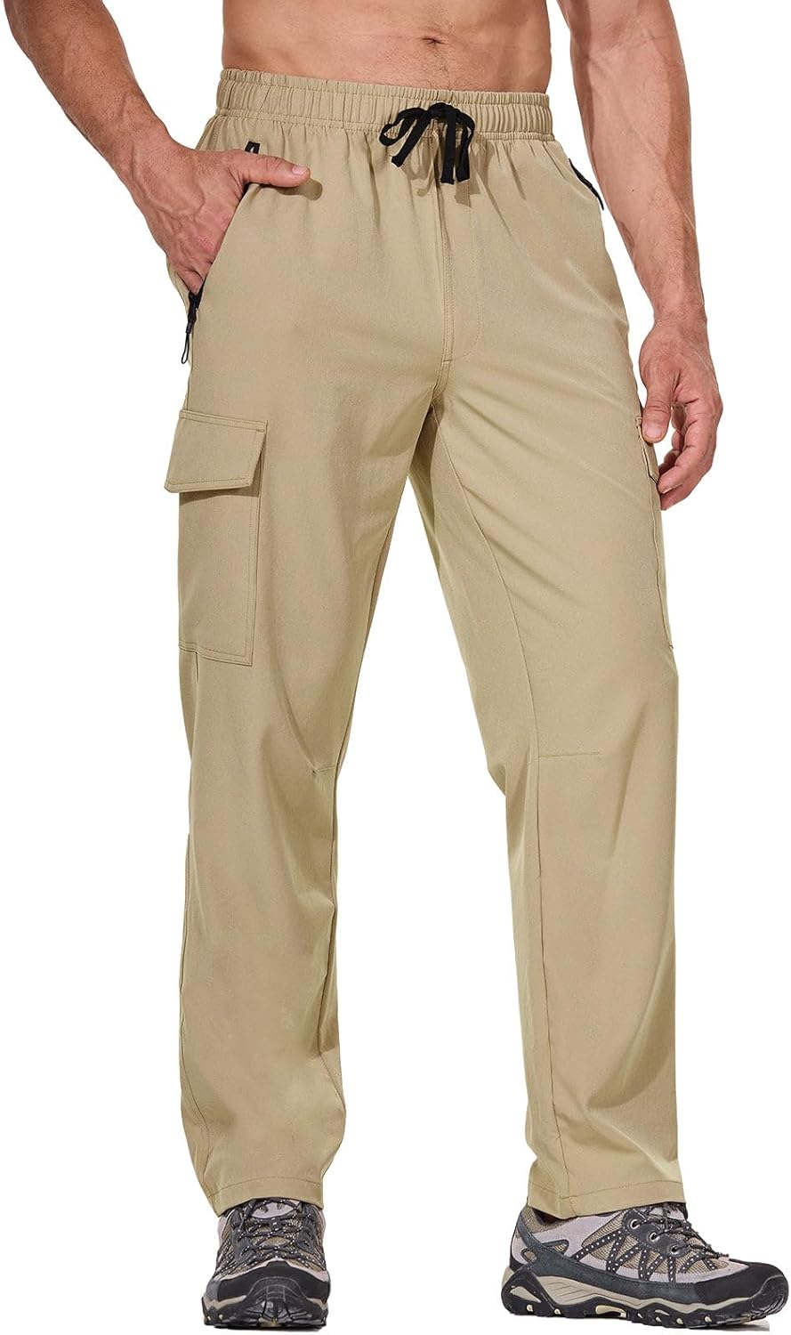 baleaf Men's Hiking Pants Quick Dry Water Resistant Cargo Style