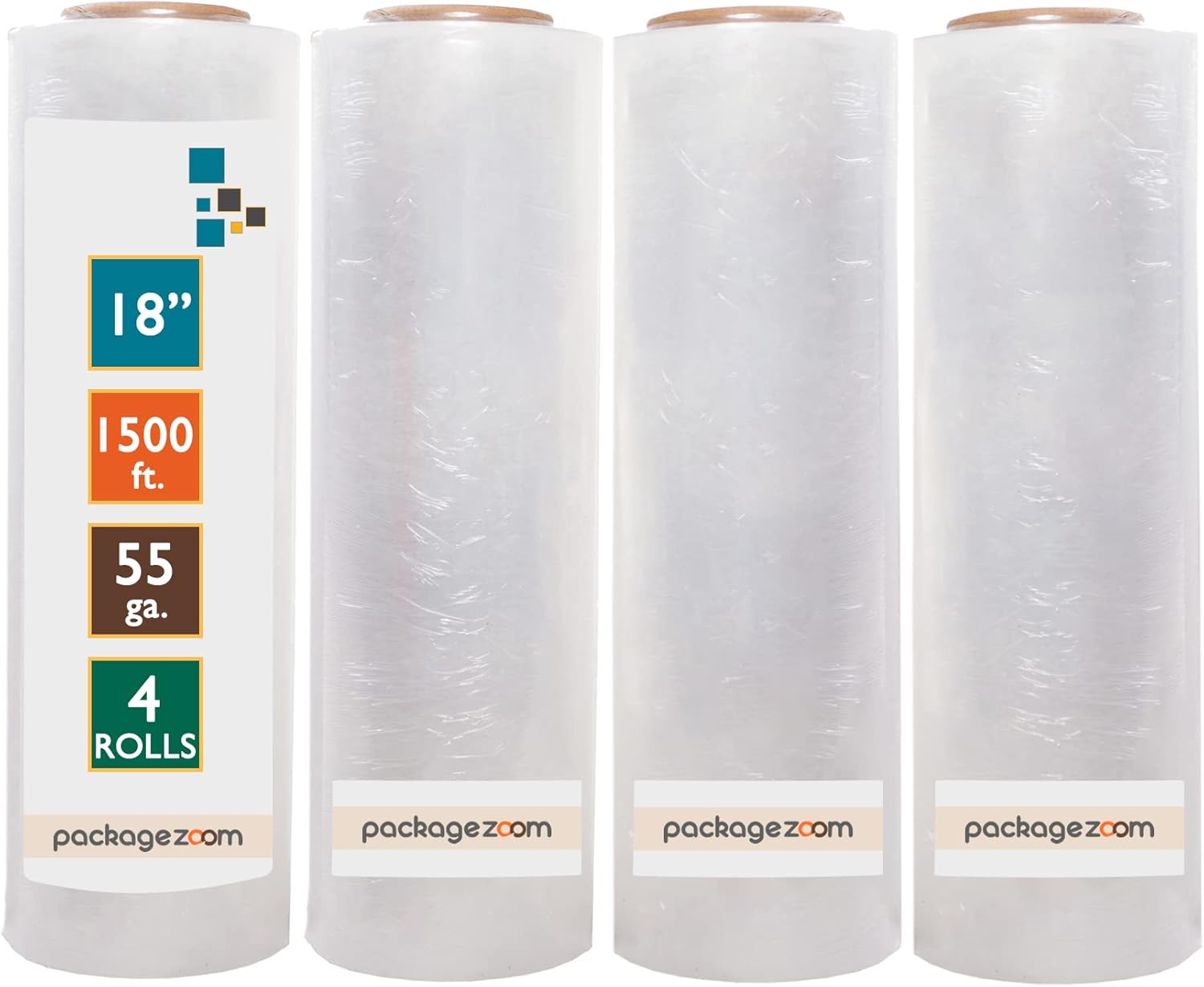 PackageZoom Heavy Duty Stretch Wrap Film for Moving and Packing