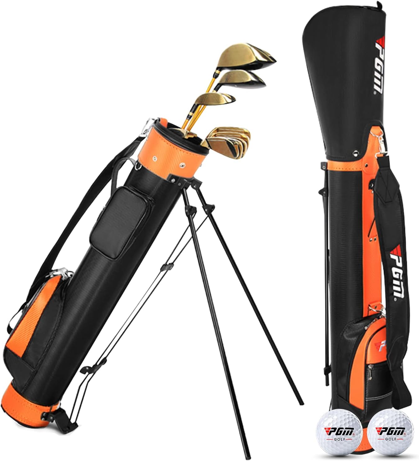 PGM Lightweight Waterproof Golf Stand Bag - Easy Carry & Durable