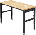 48 Adjustable Workbench Adjustable Height Heavy Duty Work Table