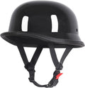 German Style Motorcycle Helmet Half Shell Retro Skull Cap