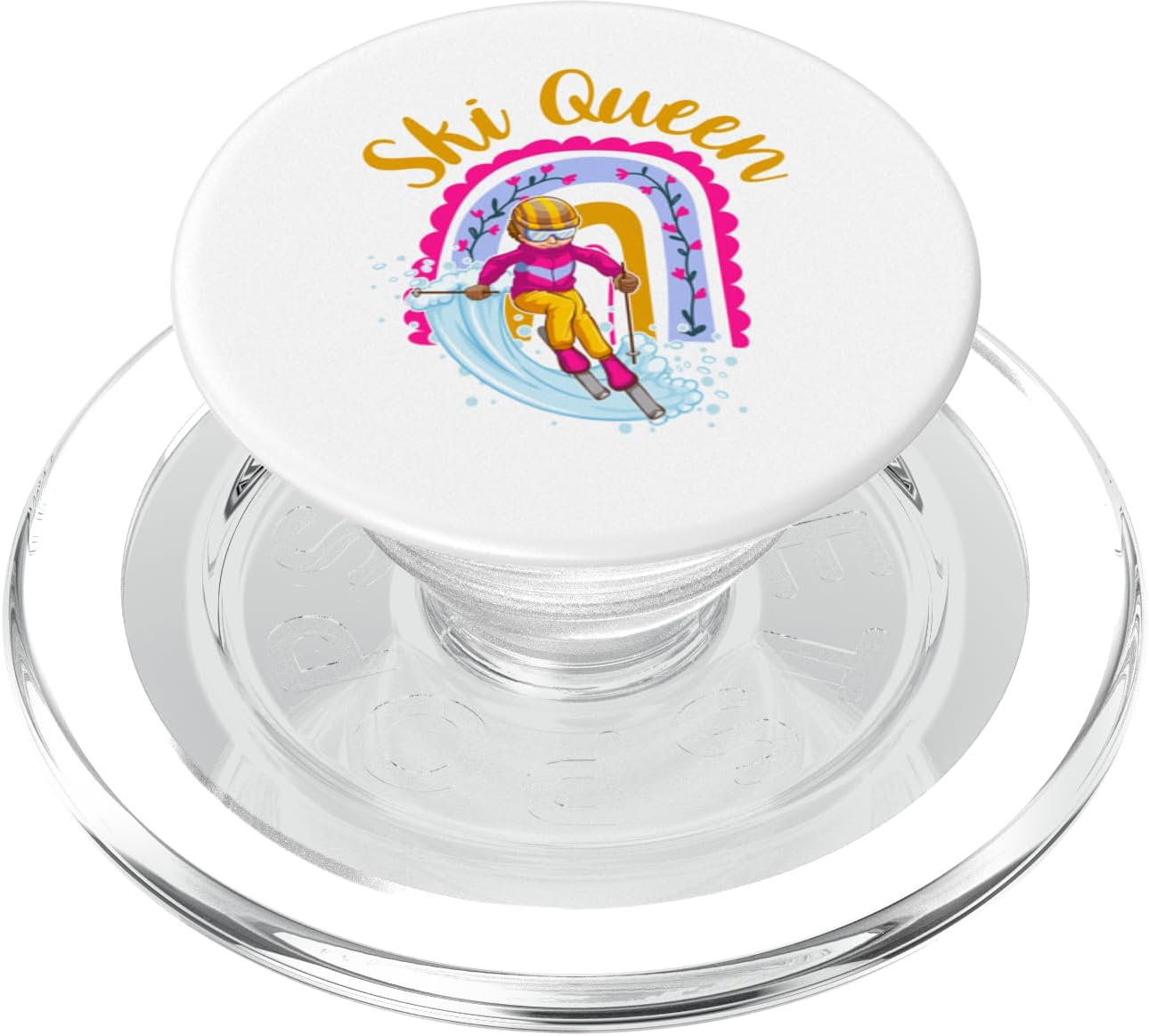Rainbow Ski Queen PopGrip for MagSafe