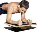 Wooden Balance Board for Leg Workout and Planks - Stable Core Trainer