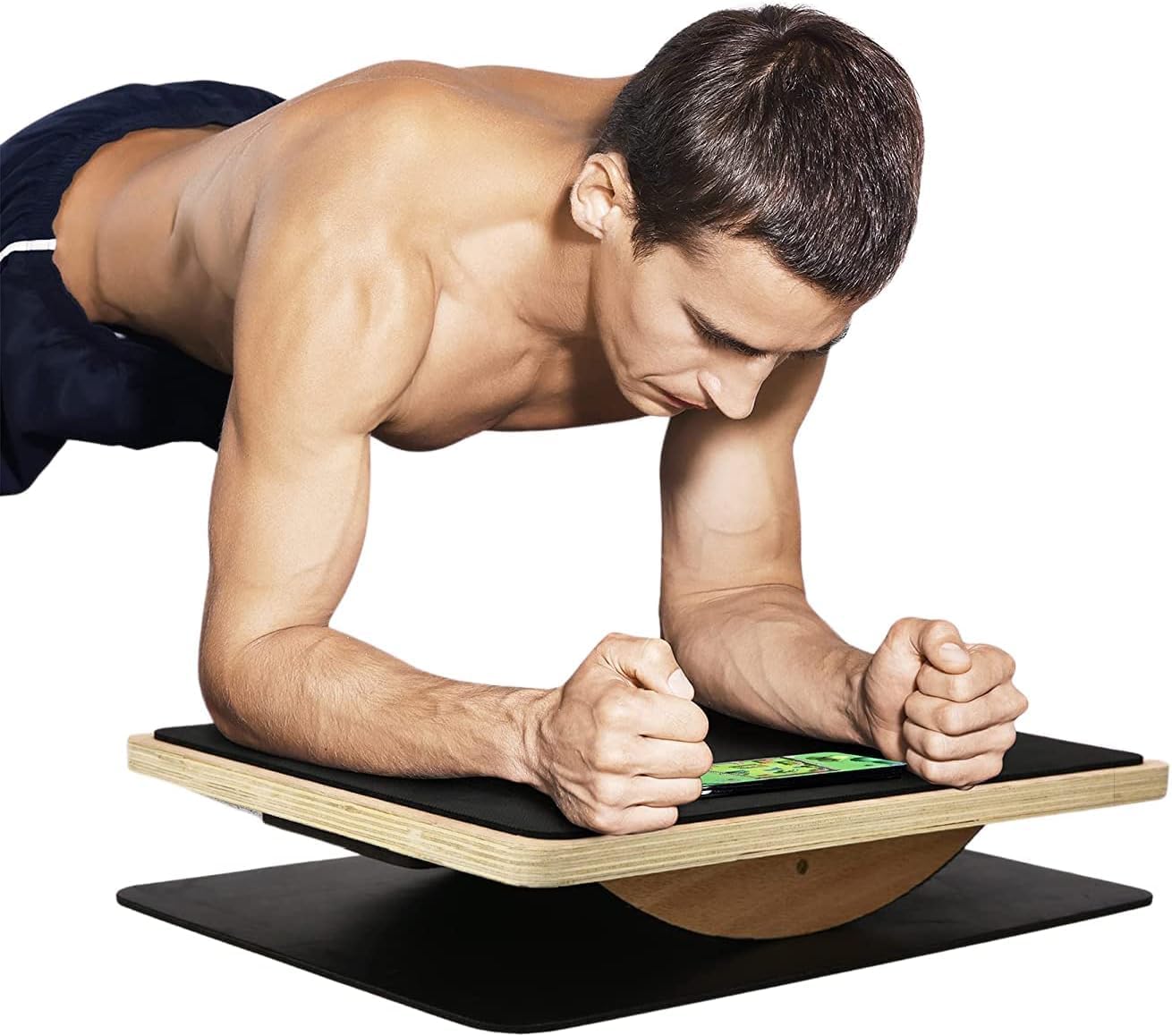 Yes4All 350LBS Professional Wooden Balance Board for Workouts