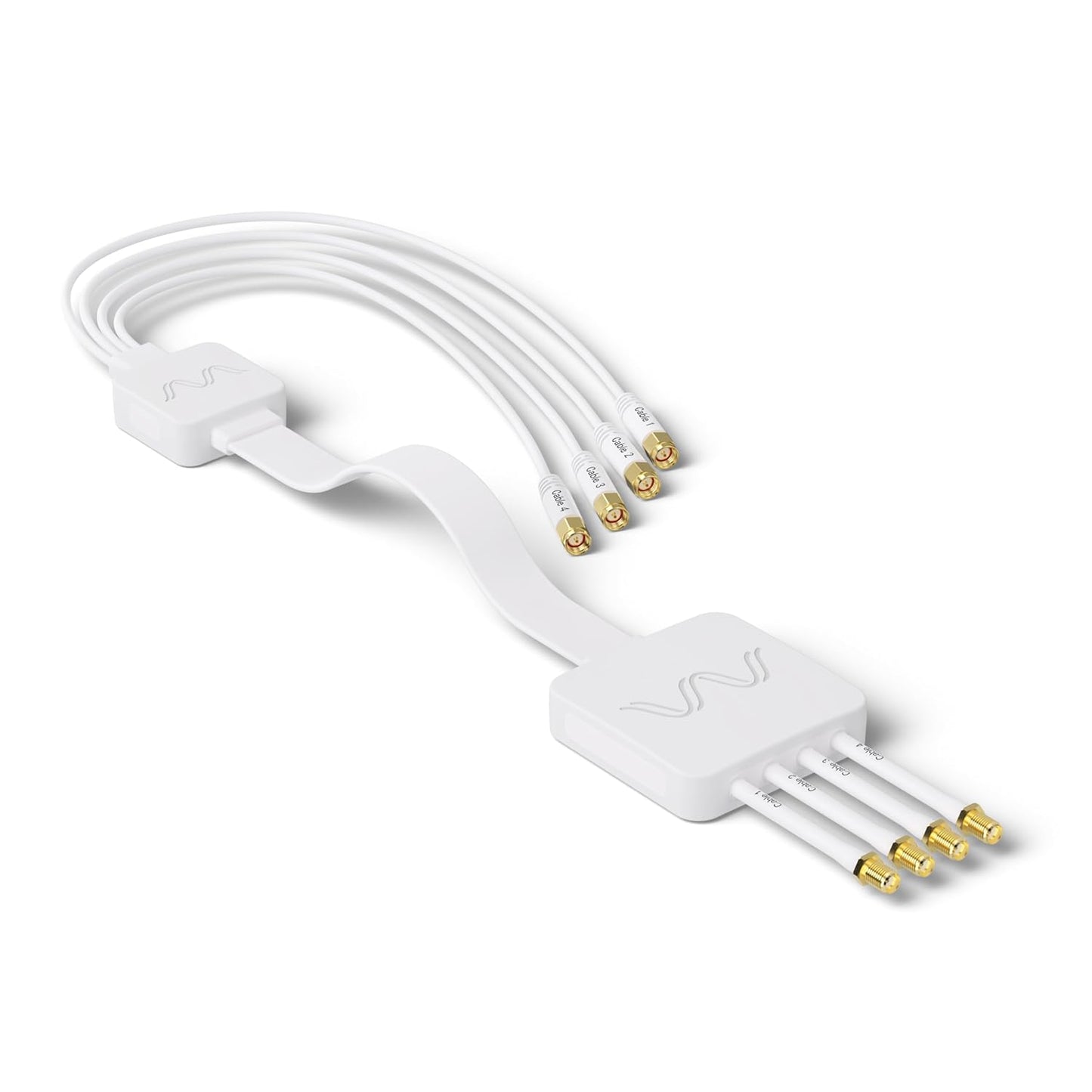 Waveform Window Entry Cable: Low-Loss Ultra Flat-Ribbon 4-in-1