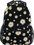 Daisy Floral Laptop Backpack for Students - Lightweight, Waterproof