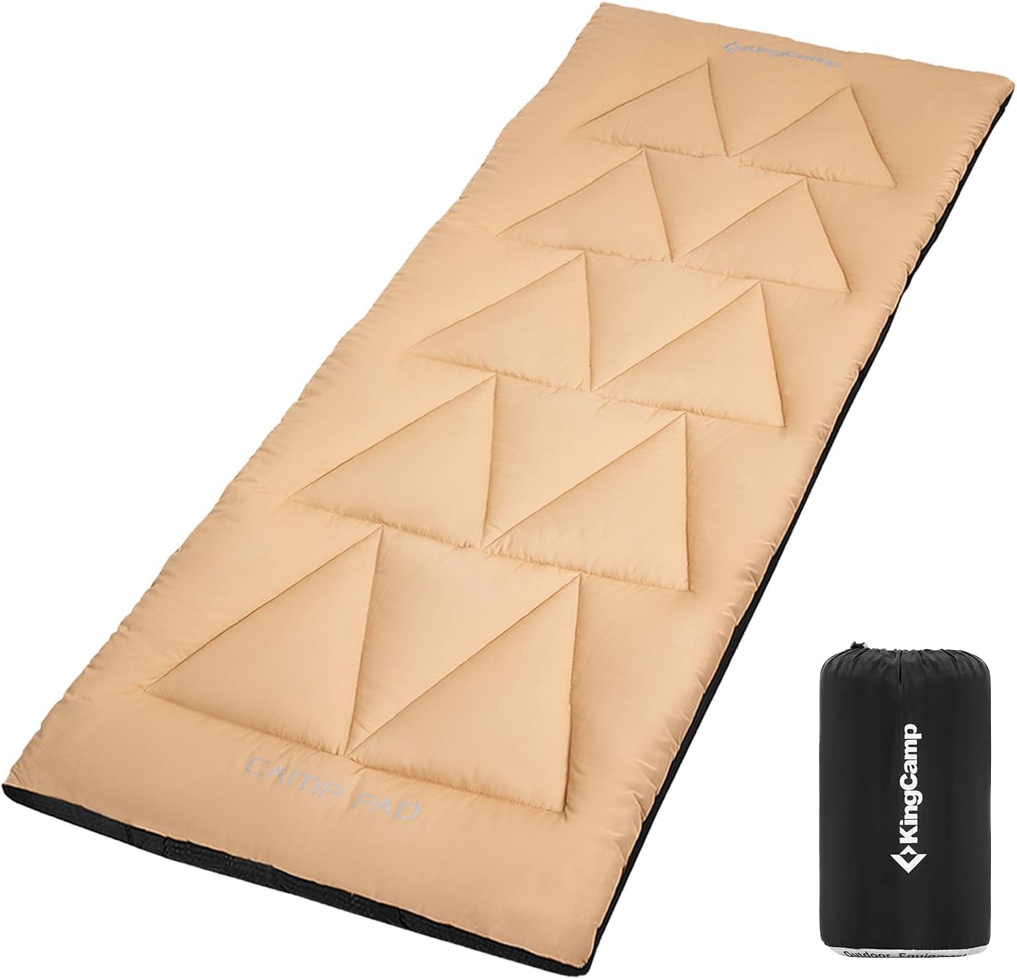 KingCamp Cot Mattress Pad for Comfortable Camping Sleep