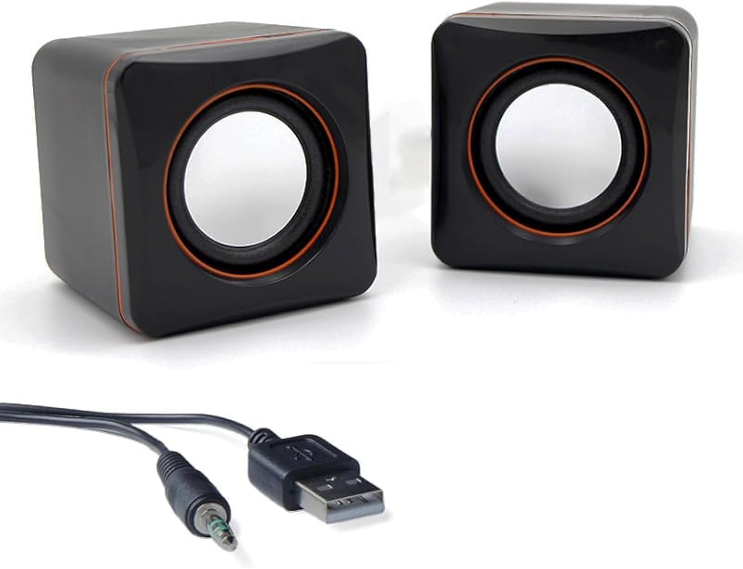 Compact USB Speaker with Volume Control - Enhance your Sound!