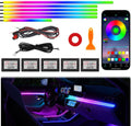 Acrylic Interior Car Ambient Lighting Kits - App Controlled Mood LEDs