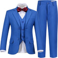 Boys Suits Slim Fit Toddler Tuxedo Suit Set - Stylish 5-Piece Fit