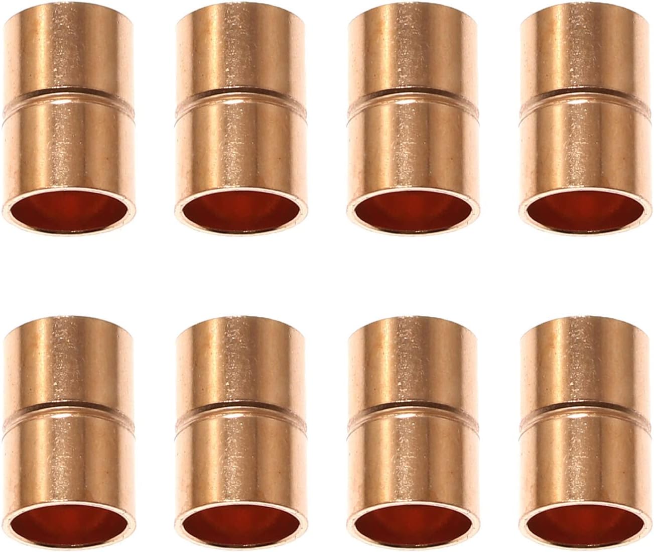 Copper Coupling Set for HVAC Welding - 8pcs
