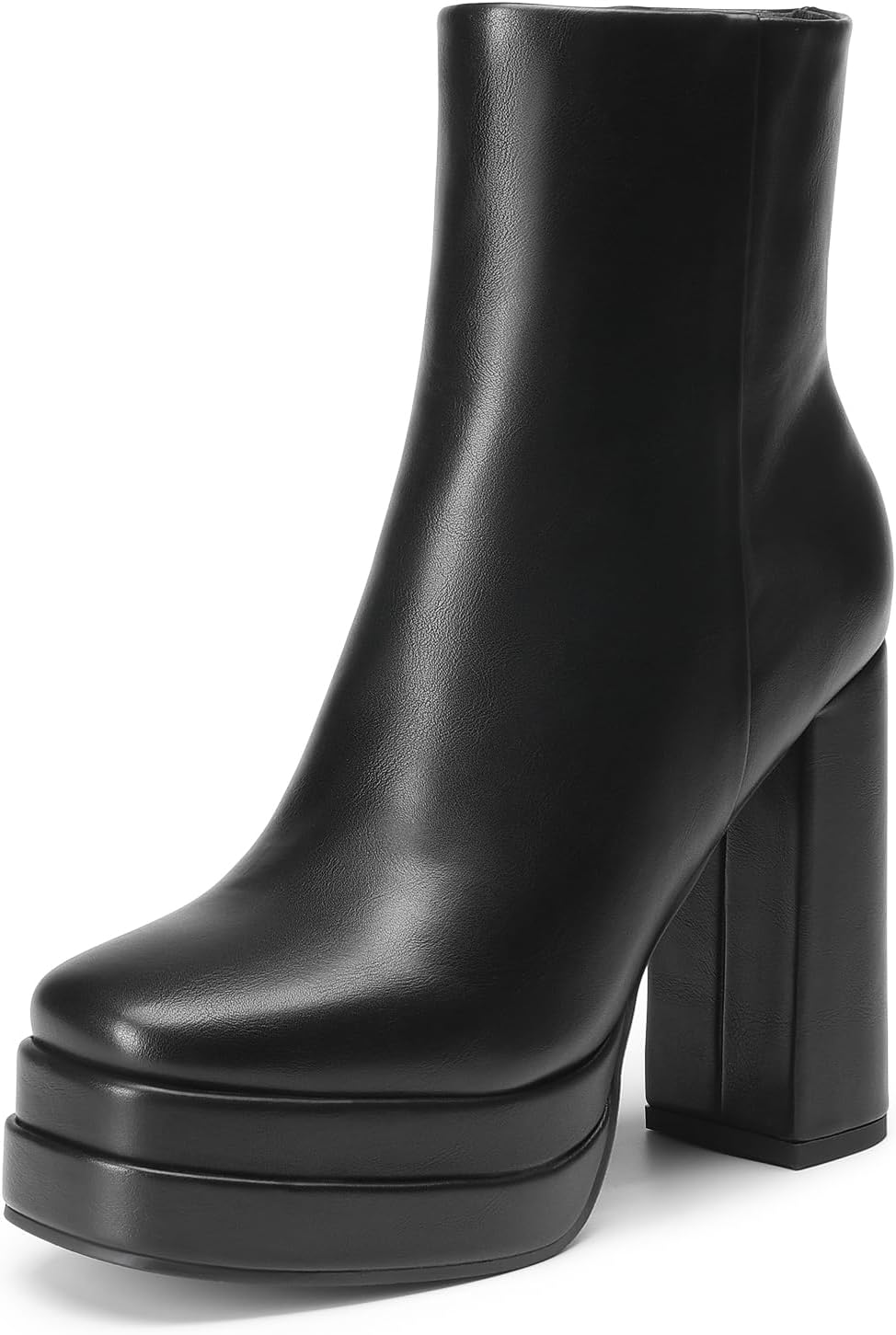DREAM PAIRS Women's Platform Gogo Ankle Boots for Stylish Comfort