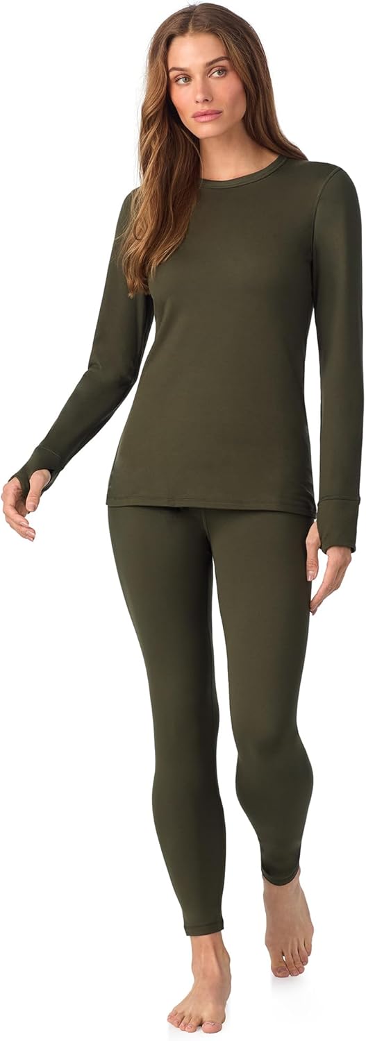 Cuddl Duds Womens Fleece Lined Thermal Base Layer Set Review