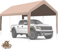 Carport Canopy 10ftx20ft Heavy Duty Replacement Cover - Waterproof, UV