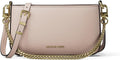 Bryant Small Convertible Crossbody Bag in Pebbled Leather - Women's
